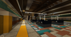 The underbelly of the station featuring the rail hub of Leon central. This interior was the master mind of several builders but without question this build owes much to both Trainermoon and Mika_Panda without whom the build would look very different. This bottom area inspired by irl subways will feature both Leon transit to Regency specific stations and the official Shepherd East Line.