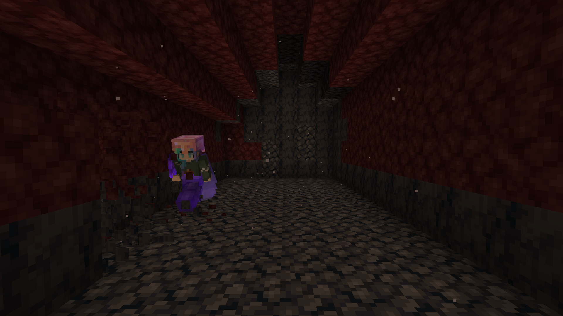 Digging through the nether