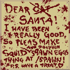 Letter to Santa by  MollusSlime (1x1) Dec, 2018