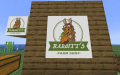 Rabbit's Farm Shop logo map art
