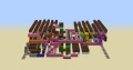The redstone and noteblocks that make up the Intro to Aqua's Barbie Girl.