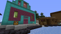 ElliotTheRedd's village hall and ThEquinox2's janitor house.