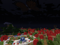 Mushroom forest at night.png