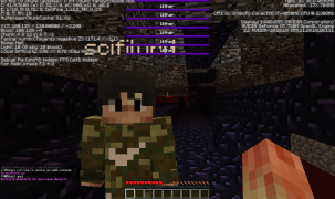In the nether I (_edo) ran into another seemingly new player. Instant bonding! :P