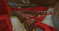 The redstone and noteblocks of the Christmas Wishing Well