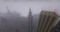 TransAmerica Pyramid in the fog, Dragon City, Ark City
