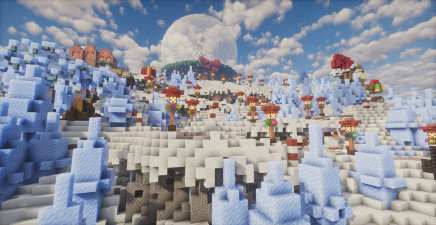 View up the mountain.