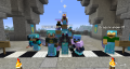 Players gather at the finish line in Akkara Station on Survival 2.
