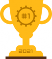 You'll get this trophy added to your user page cabinet for winning one of the prize categories!