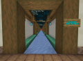 A clearly labeled tunnel that is spawnproof, with ice to help players travel