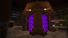 Nether portal room, which is where players are gonna arrive when using the NTN connection.