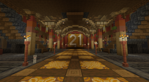 The lobby of Y21's Corporate Headquarters as seen in April 2024 (Sur6).